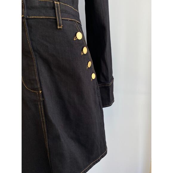 Ramy Brook Jade Dress black Denim size 25 NWT - Picture 8 of 15